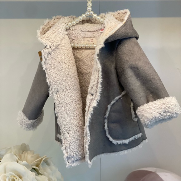 Zara Mini Baby Coat, 3-6 mo - Picture 3 of 5